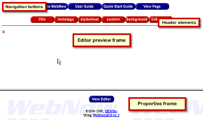 Members Web Editor Window
